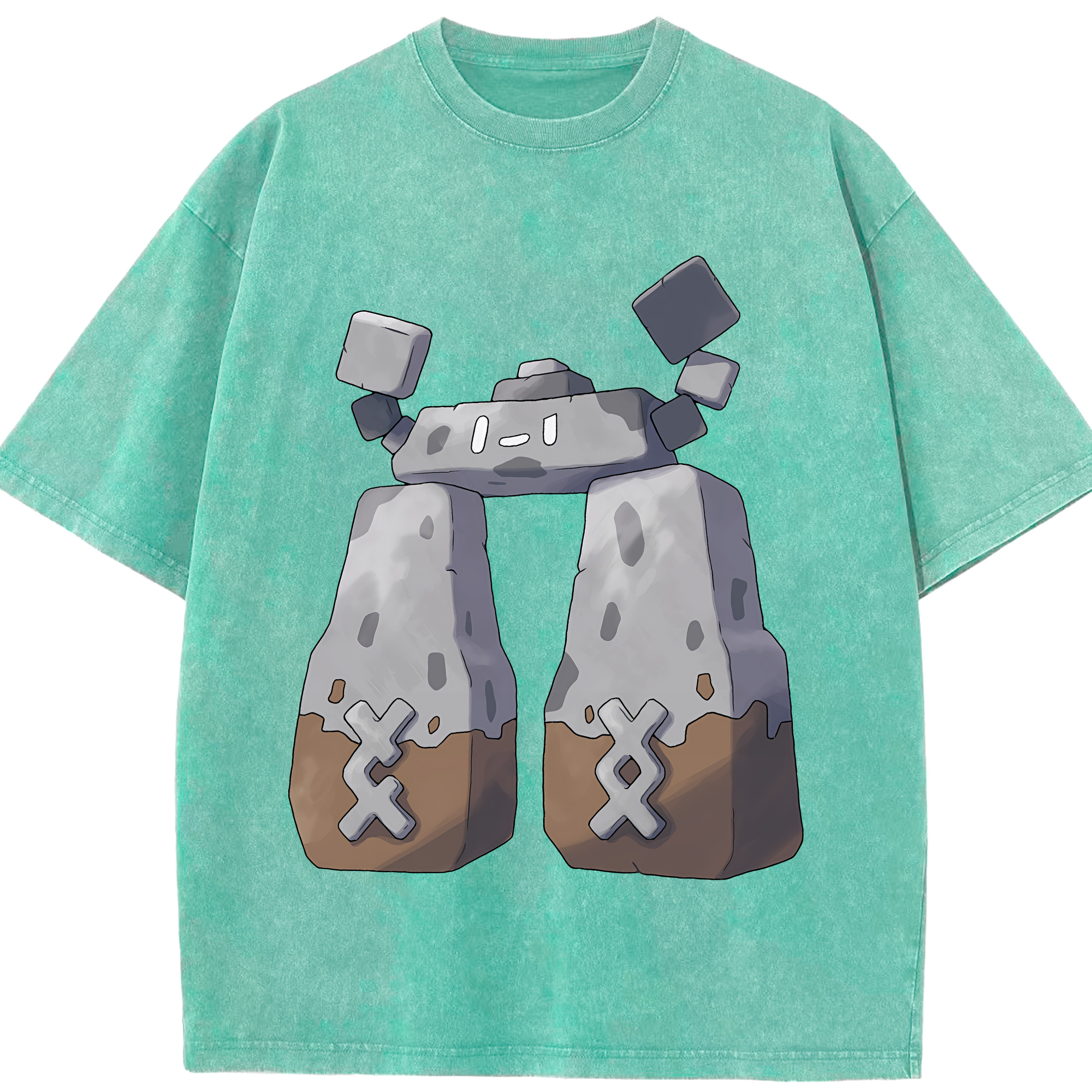 （画像用） ポケットモンスター Pokémon 綿100% ヴィンテージ風 半袖Tシャツ（フロントプリント）